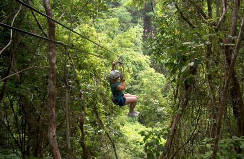 Tubo Parachoques y Tirolesa