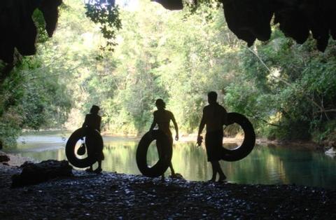 Cave Tubing and Zip-Lining