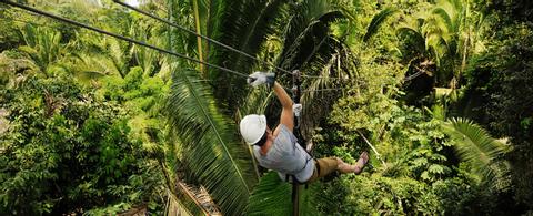 Canoa por las Cuevas y Canopy