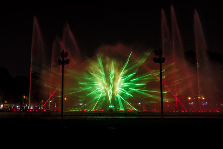 City Night and Fountains of Lima photo 3