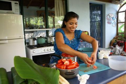 Clases de cocina en el lago Atitlán Guatemala