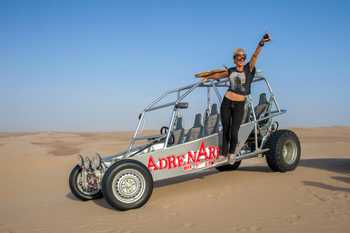 Dune Buggy Ride and Sandboarding in the Desert