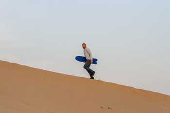 Dune Buggy Ride and Sandboarding in the Desert