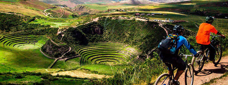 Biking in Peru
