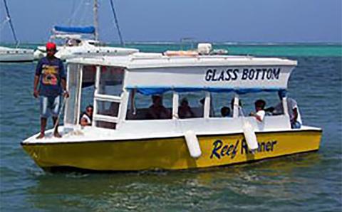 Glass Bottom Boat Tour Belize