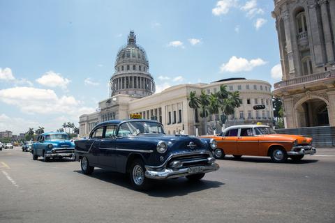 Convertible Classic Car City Tour + Colonial Walking Tour Cuba