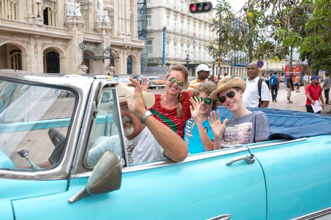 Convertible Classic Car City Tour + Colonial Walking Tour, Cuba
