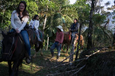Horseback Riding Around Atitlán Guatemala