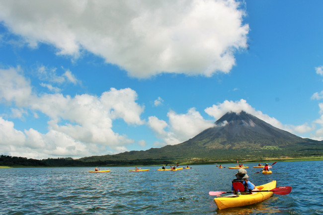Kayaking Lake Arenal photo