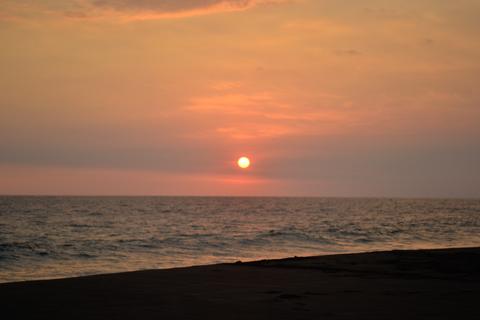 Night Walk On The Beach