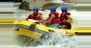 Costa Rica Waterfall Rapelling and Rafting Tour