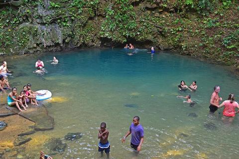 St. Herman's Cave & Blue Hole National Park