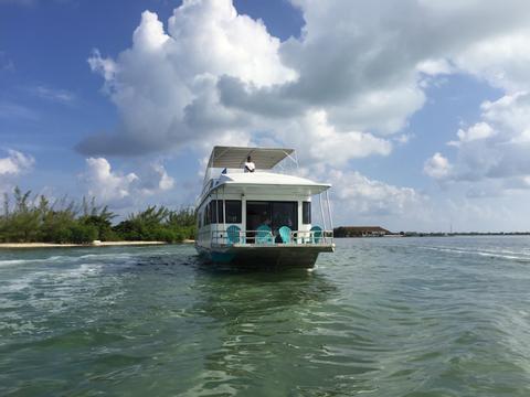 Sunset Cruise Houseboat Tour Belize