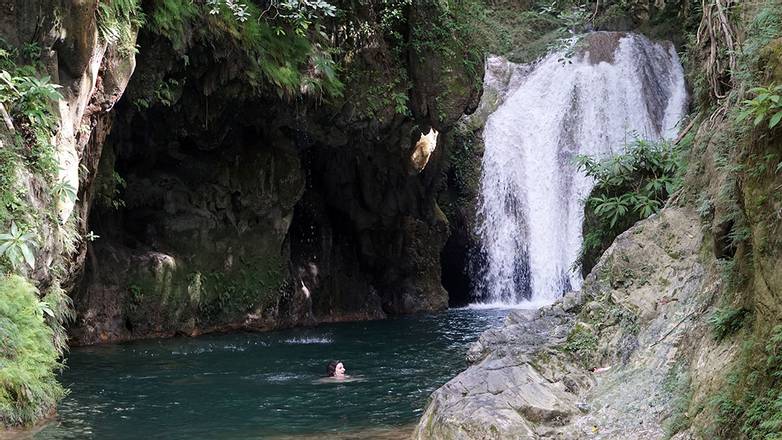 Valle del Cubano and Waterfall, Cuba