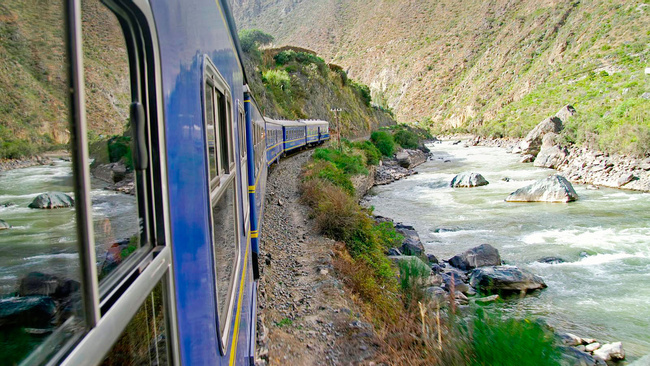 Aguas Calientes to Urubamba Vistadome Train #304  Photo