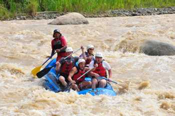 Rafting on the Naranjo River