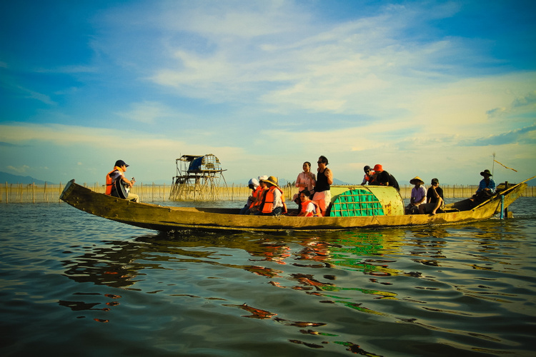 Yellow Tam Giang Lagoon photo