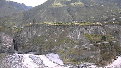 Ziplining in Baños Ecuador