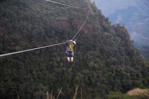 Zipline Cola de Mono and Hot Springs Santa Teresa Peru