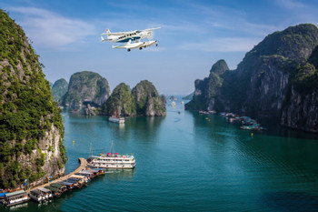 Halong Bay to Hanoi one way by Seaplane 