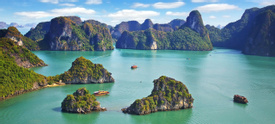 Hanoi Drive to Halong Bay / Overnight on Cruise