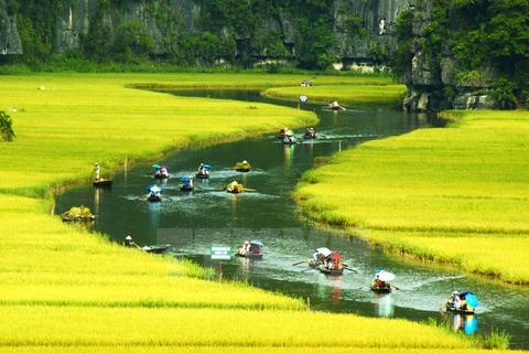 Hanoi to Trang An Day Tour with Bai Dinh Pagoda Vietnam