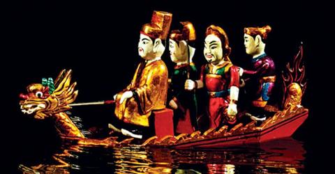 Water puppet tour