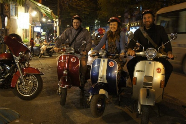 Vespa Tour of Hanoi After Dark photo