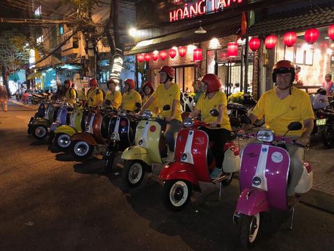 Vespa Tour of Saigon by Night