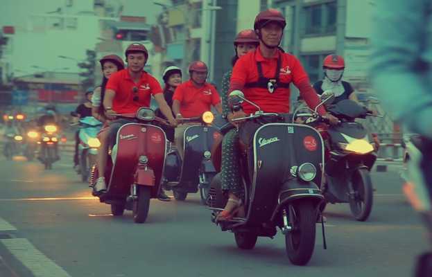 Vespa Tour of Saigon by Night