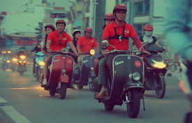 Saigon by Night & Food Tour by Vespa