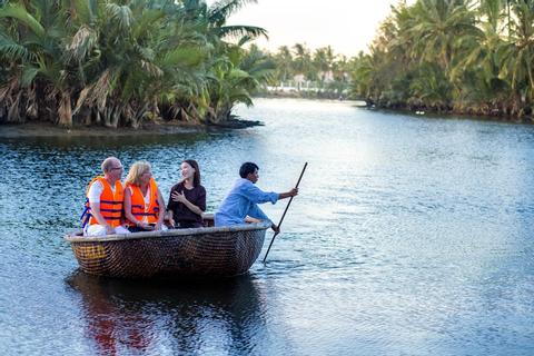Romantic Dinning on Paddy Field in Hoi An Vietnam