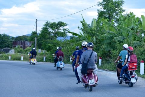 Hue Vespa Adventure at Night Vietnam