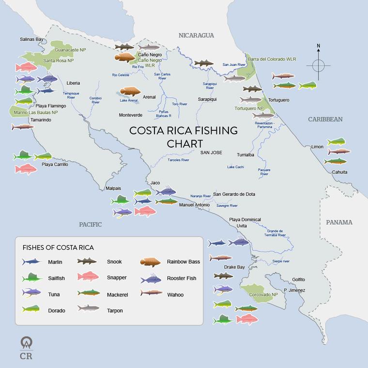 Costa%20Rica%20Sport%20Fishing%20Map