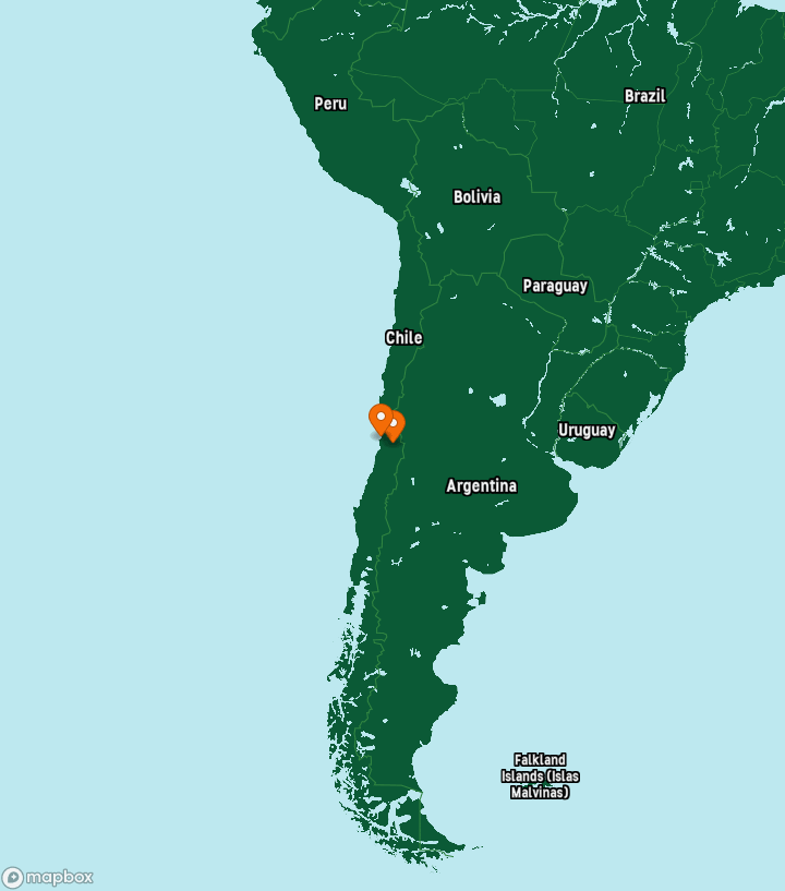 Chile Destinations Map
