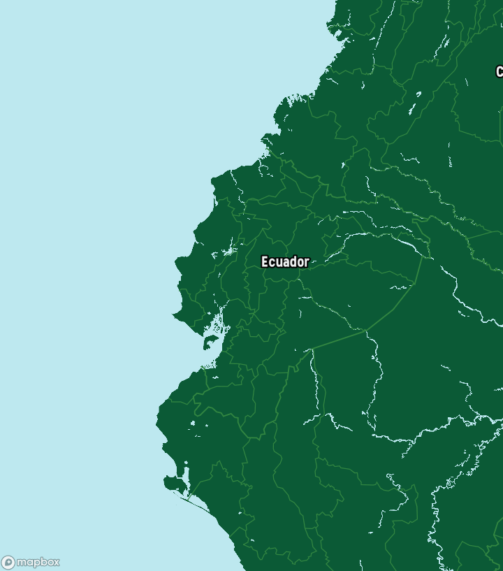 Ecuador Destinations Map