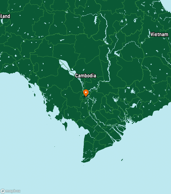 Cambodia Destinations Map