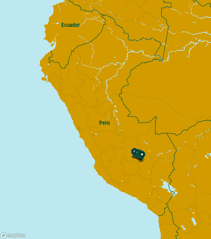 Peru Destinations Map