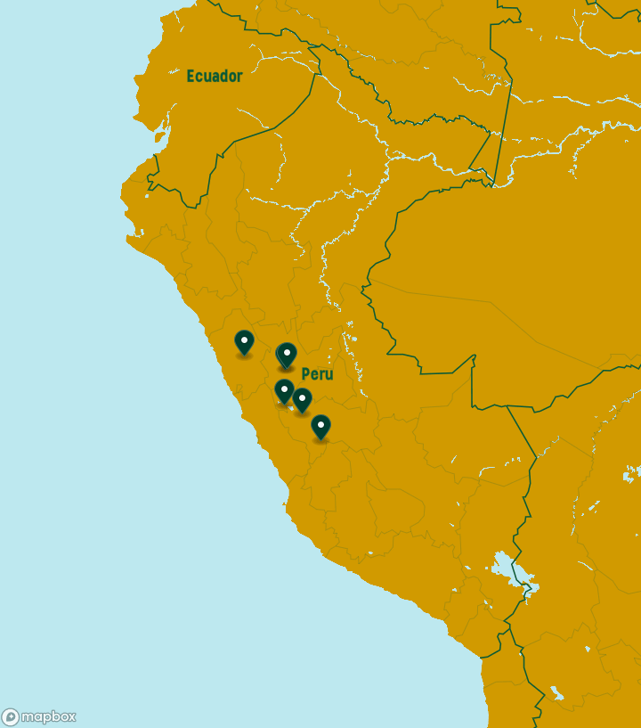 Peru Destinations Map