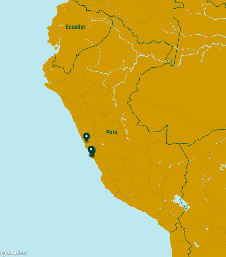 Peru Destinations Map