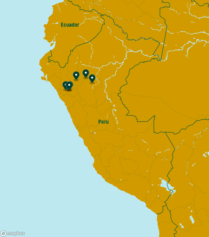 Peru Destinations Map
