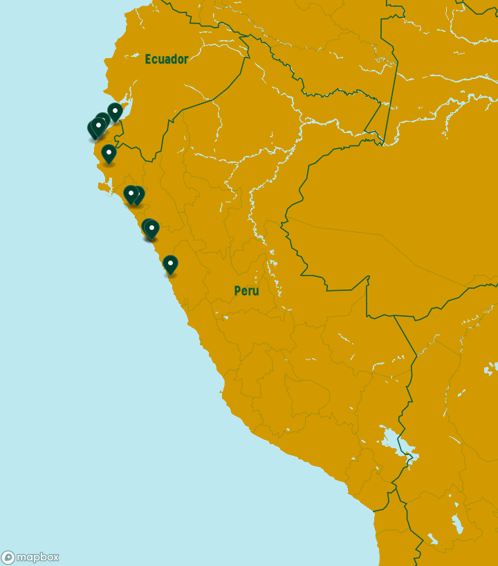 Peru Destinations Map