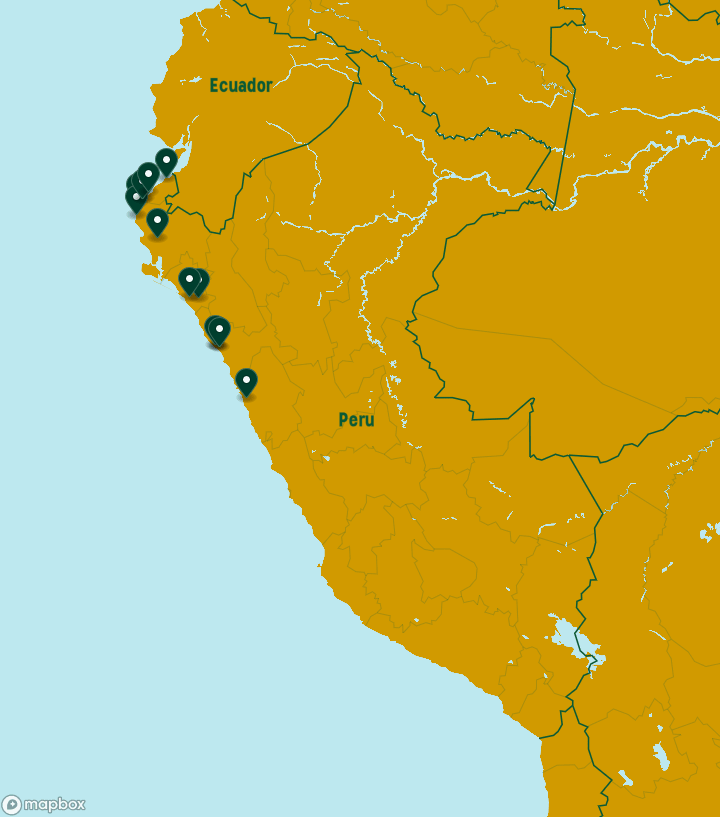 Peru Destinations Map