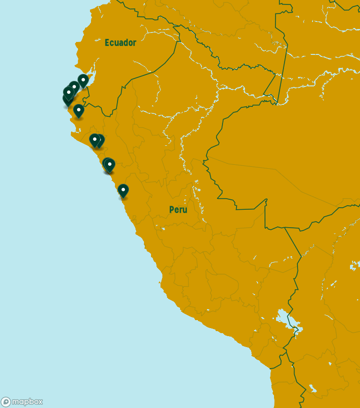 Peru Destinations Map
