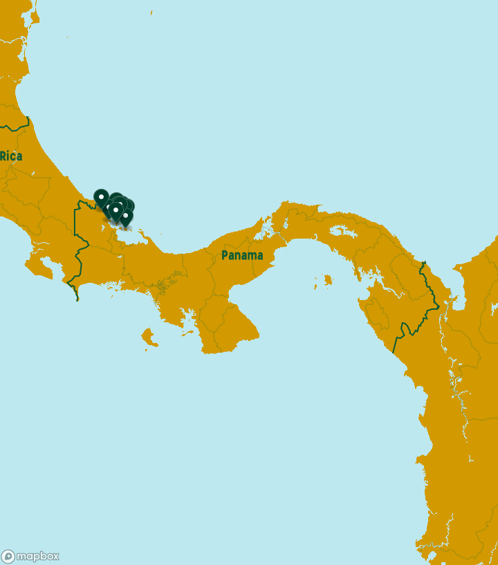 Panama Destinations Map